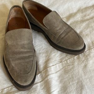 Aquatalia brown suede loafers - size 8.5